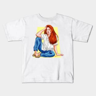 Sissy Spacek - An illustration by Paul Cemmick Kids T-Shirt